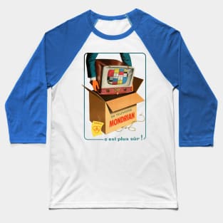 Mondrian Channel Baseball T-Shirt